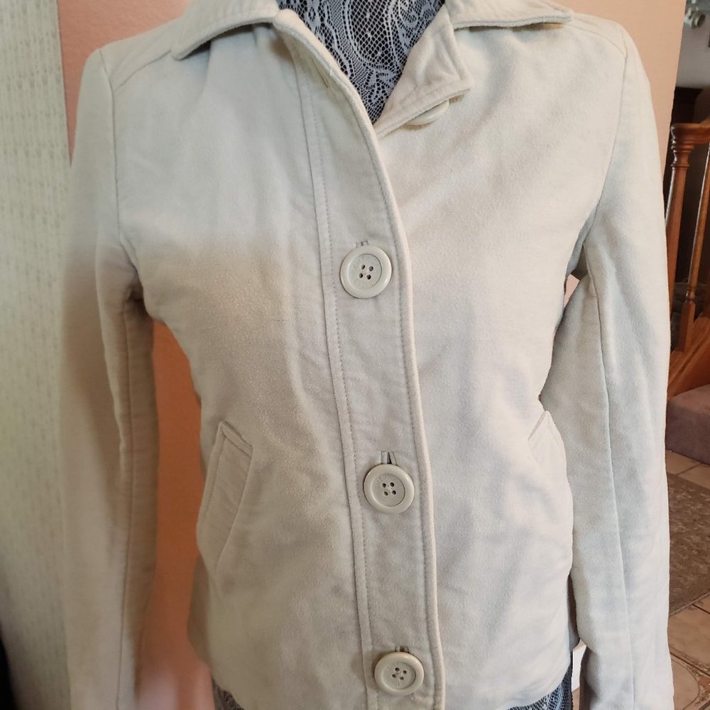 American Eagle Womens Cream Jacket Small